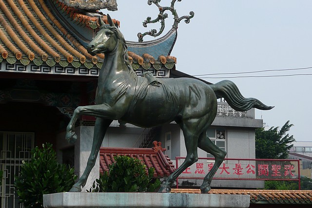斗六神社的銅馬